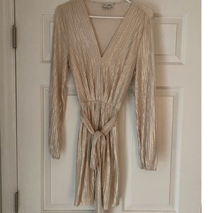 Ever After gold shimmer dress